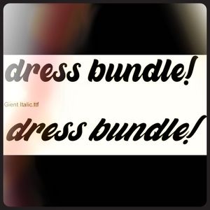 DRESS BUNDLE ✨ 2 for $18 4 for $30!!